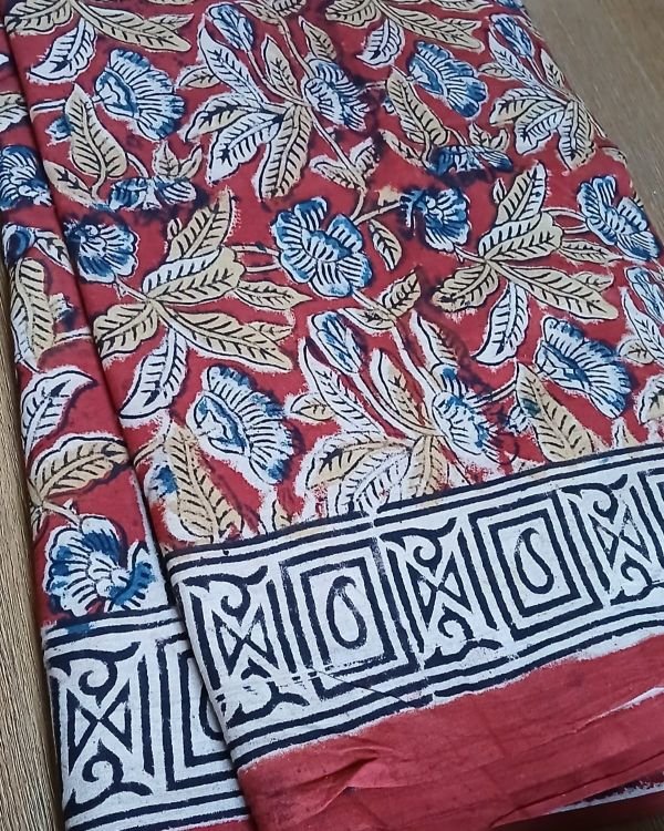 Pedana Cotton Kalamkari Saree - (PCKS0017) - Image 9