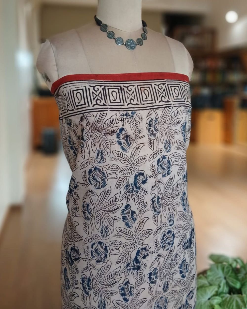 Pedana Cotton Kalamkari Saree - (PCKS0017) - Image 10