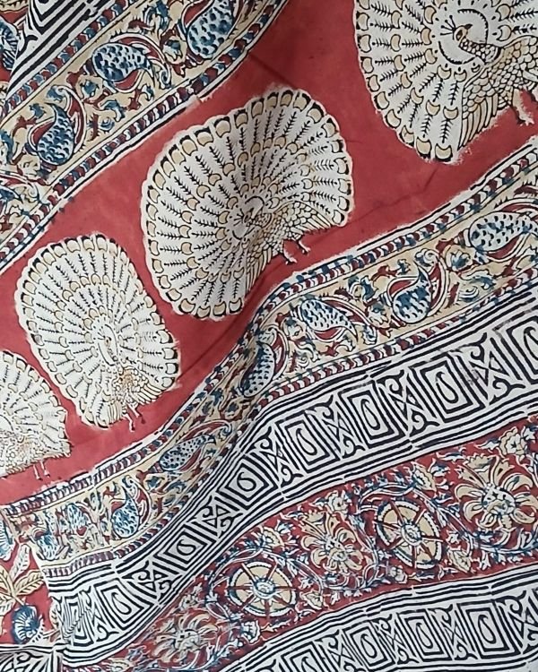 Pedana Cotton Kalamkari Saree - (PCKS0017) - Image 4