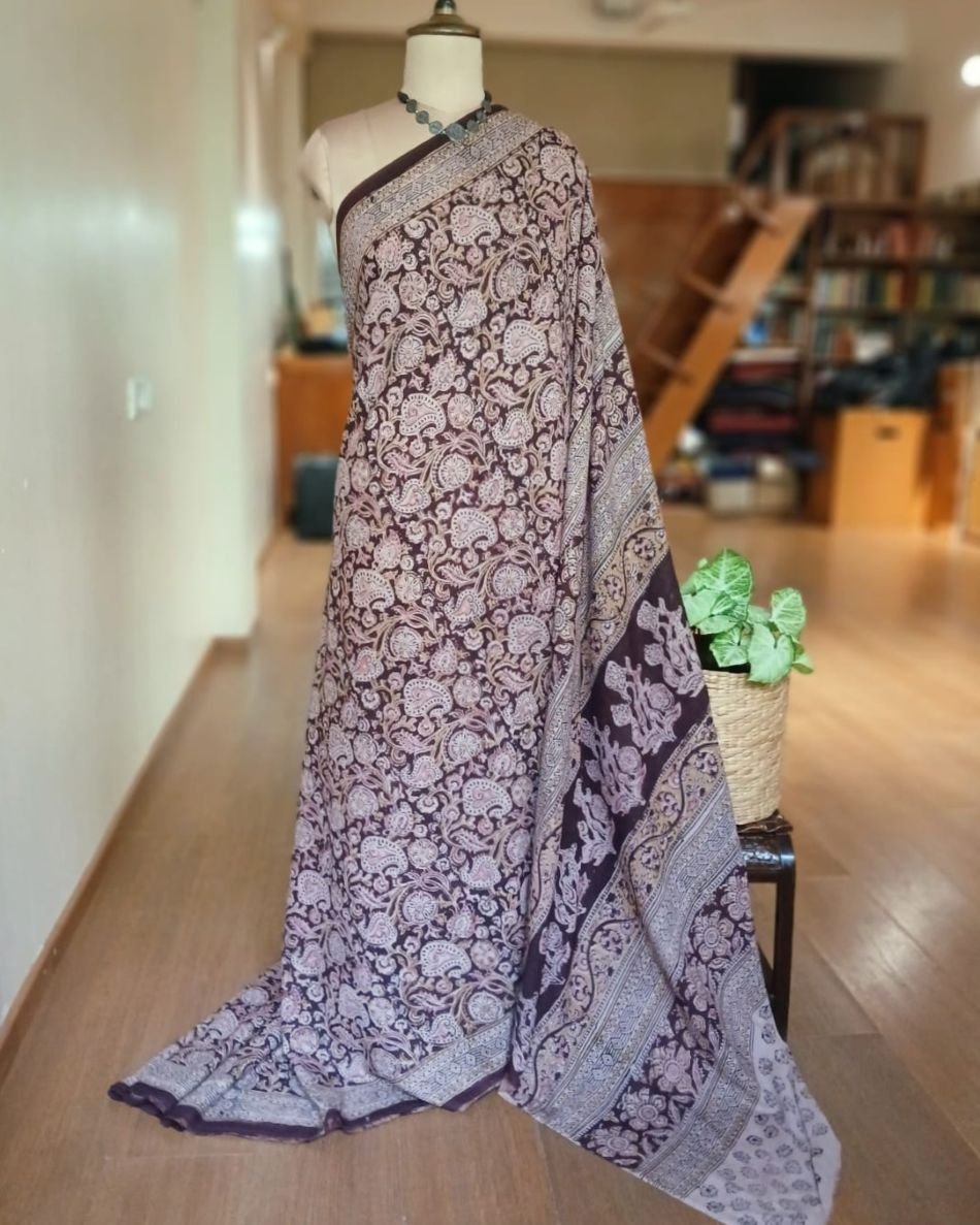 Pedana Cotton Kalamkari Saree - (PCKS0004) - Image 2