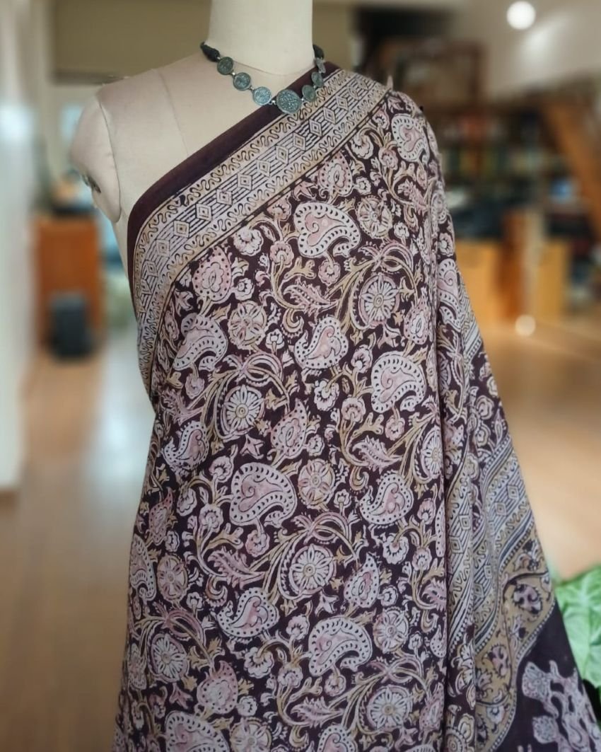 Pedana Cotton Kalamkari Saree - (PCKS0004)
