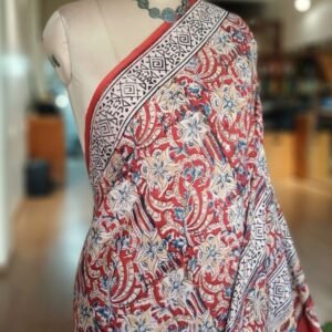 Pedana Cotton Kalamkari Saree - (PCKS0007)