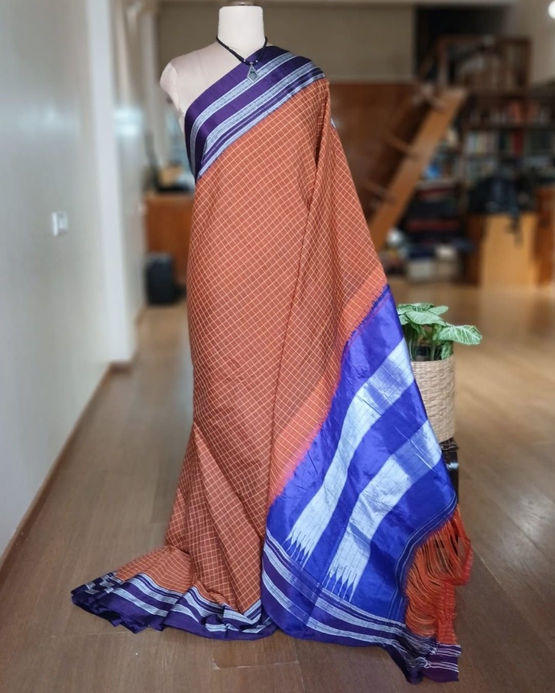 Handloom Ilkal Saree -(ILKA10029)