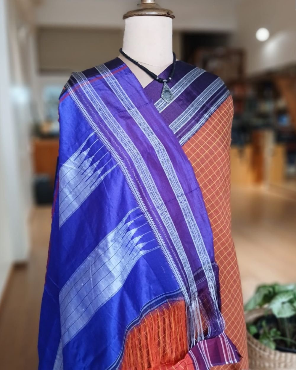 Handloom Ilkal Saree -(ILKA10029) - Image 3
