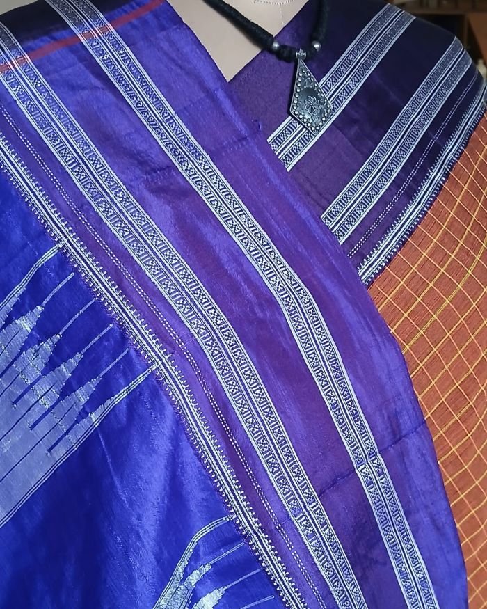 Handloom Ilkal Saree -(ILKA10029) - Image 4