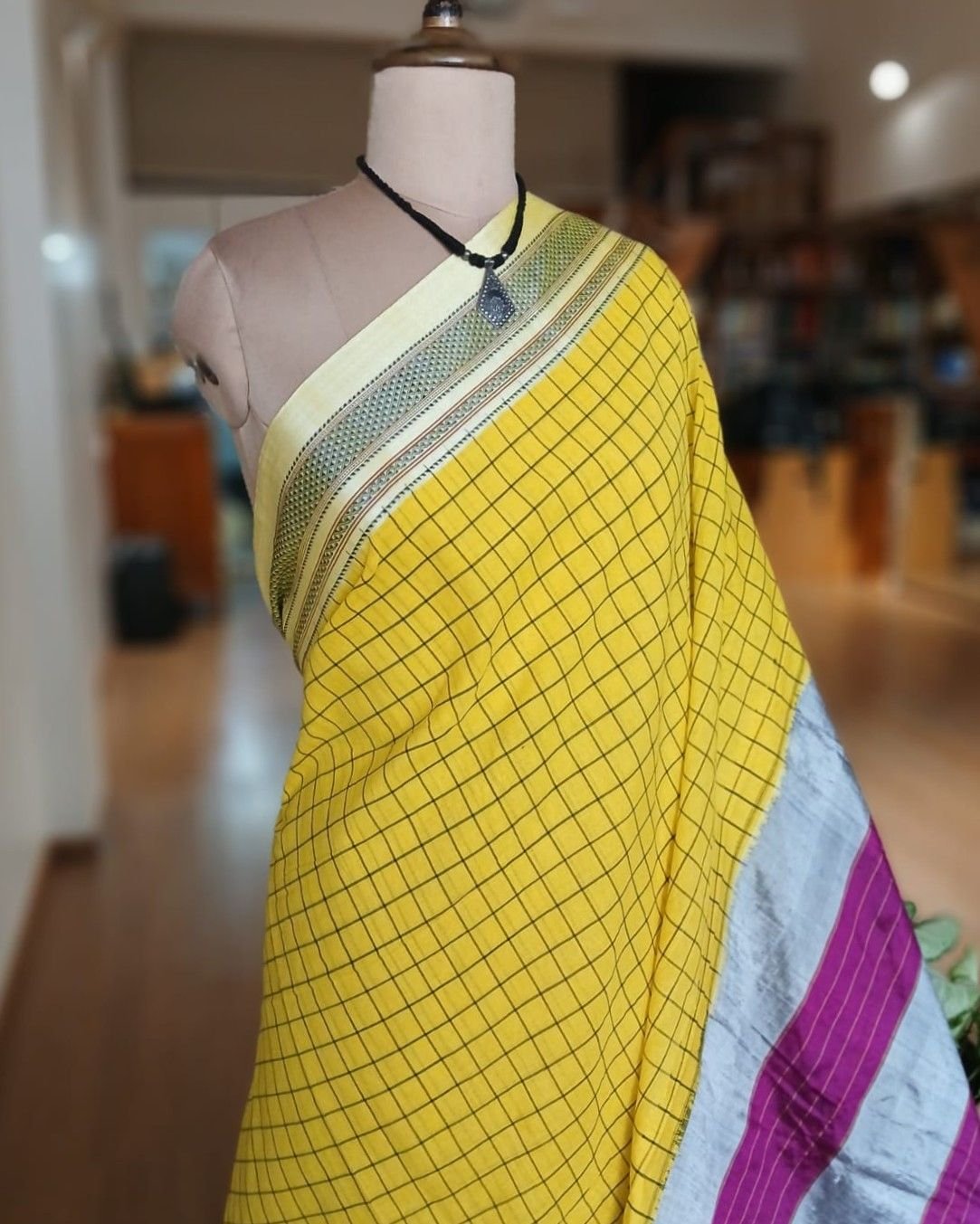 Handloom Ilkal Saree -(ILKA10030) - Image 2