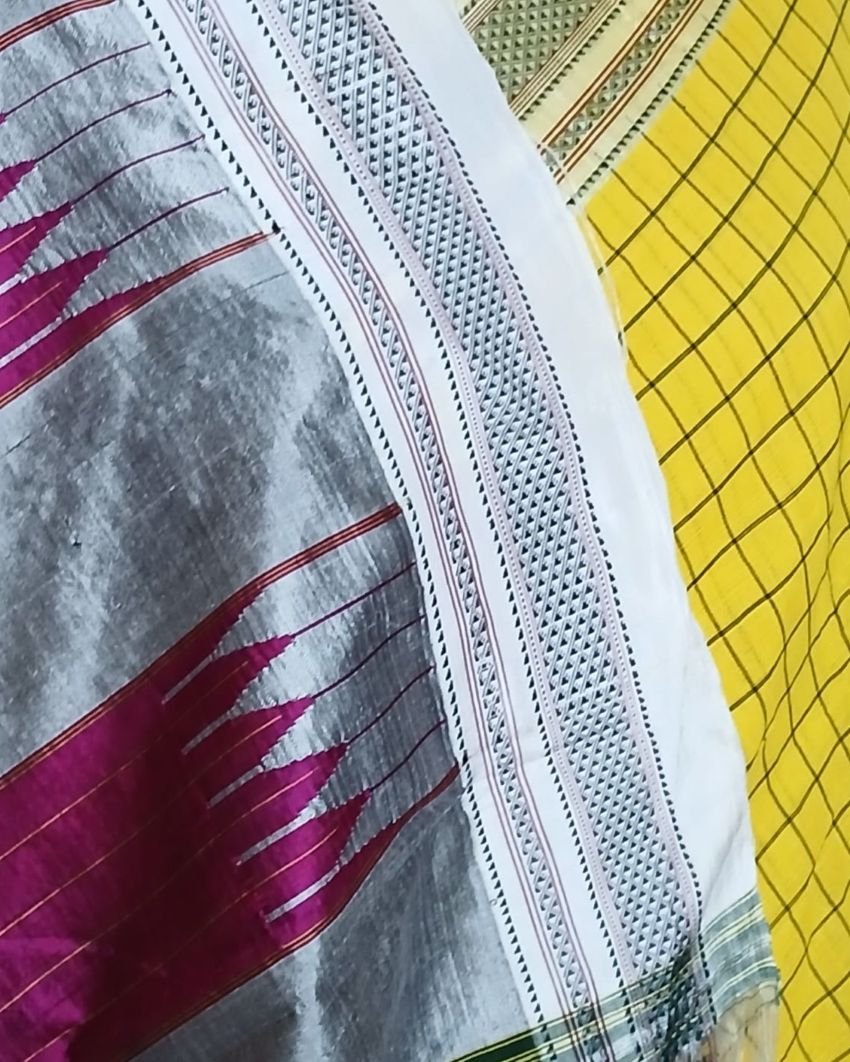Handloom Ilkal Saree -(ILKA10030) - Image 4