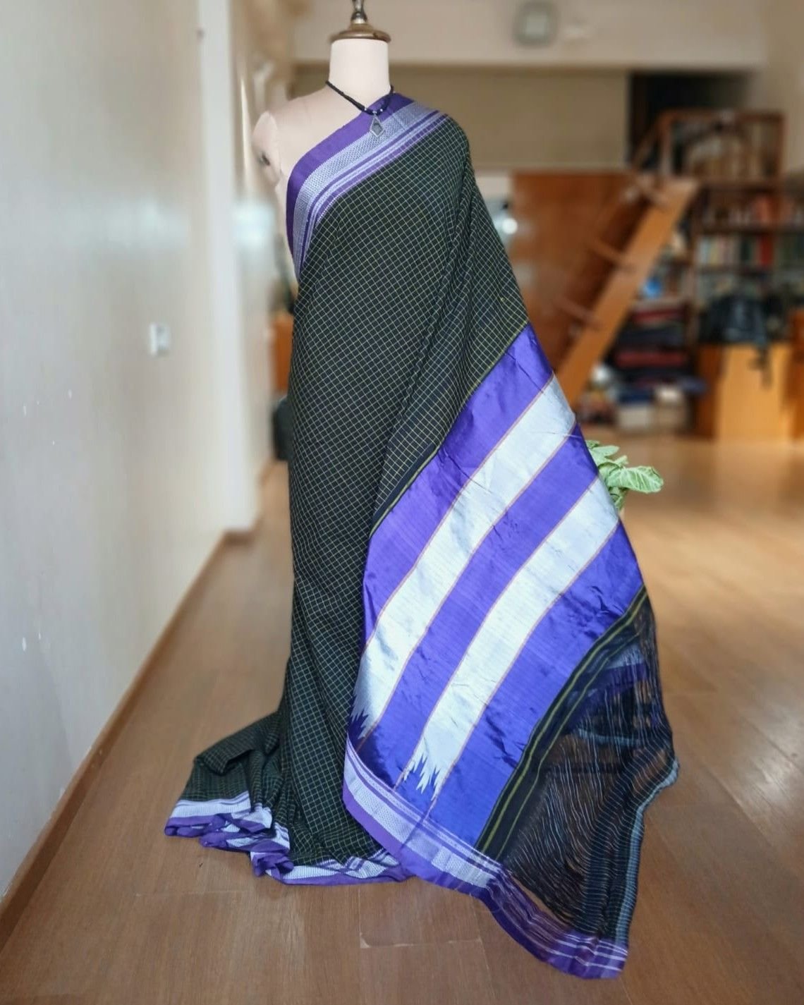 Handloom Ilkal Saree -(ILKA10031)