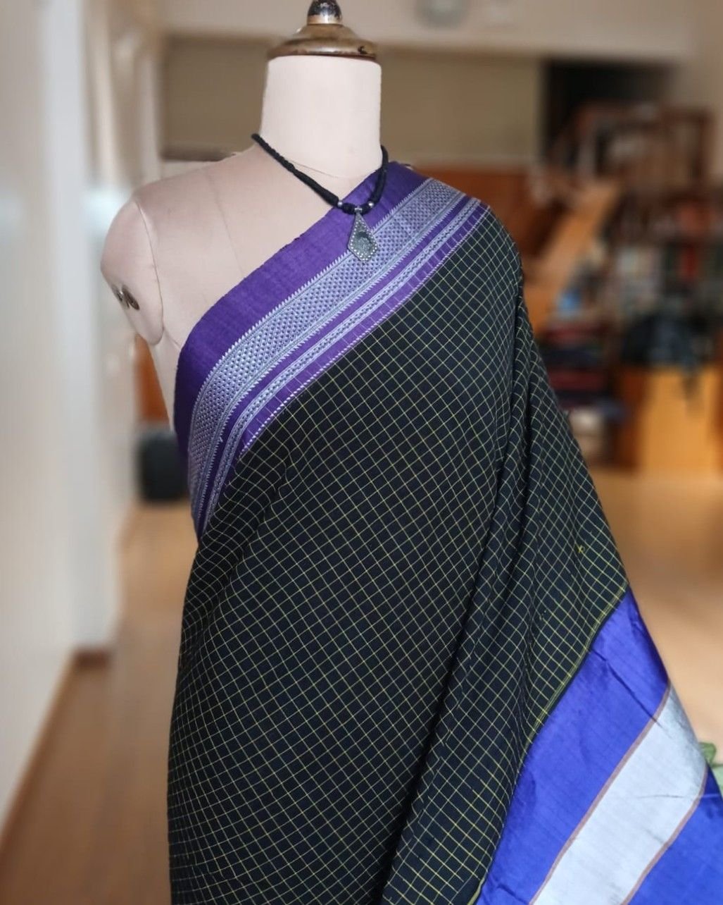 Handloom Ilkal Saree -(ILKA10031) - Image 2