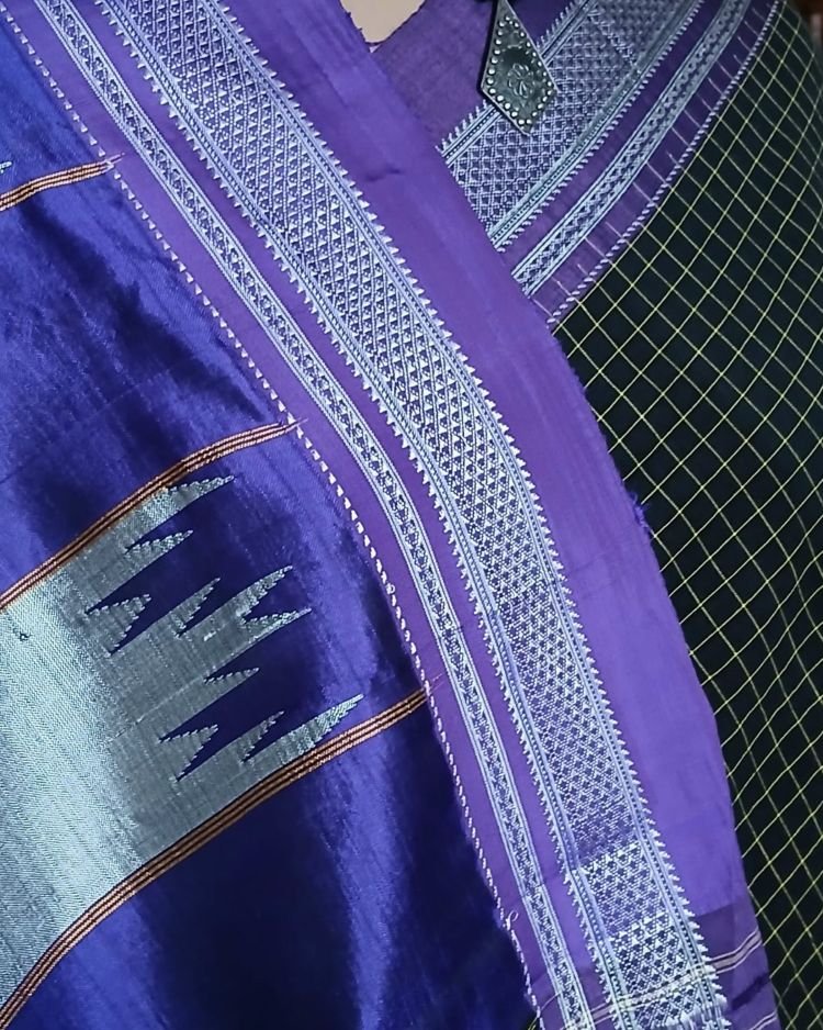Handloom Ilkal Saree -(ILKA10031) - Image 4