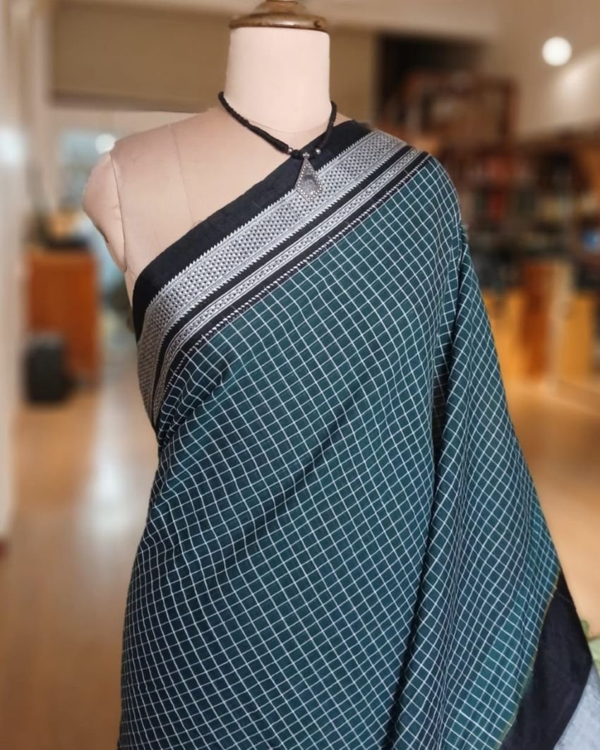 Handloom Ilkal Saree -(ILKA10033) - Image 2