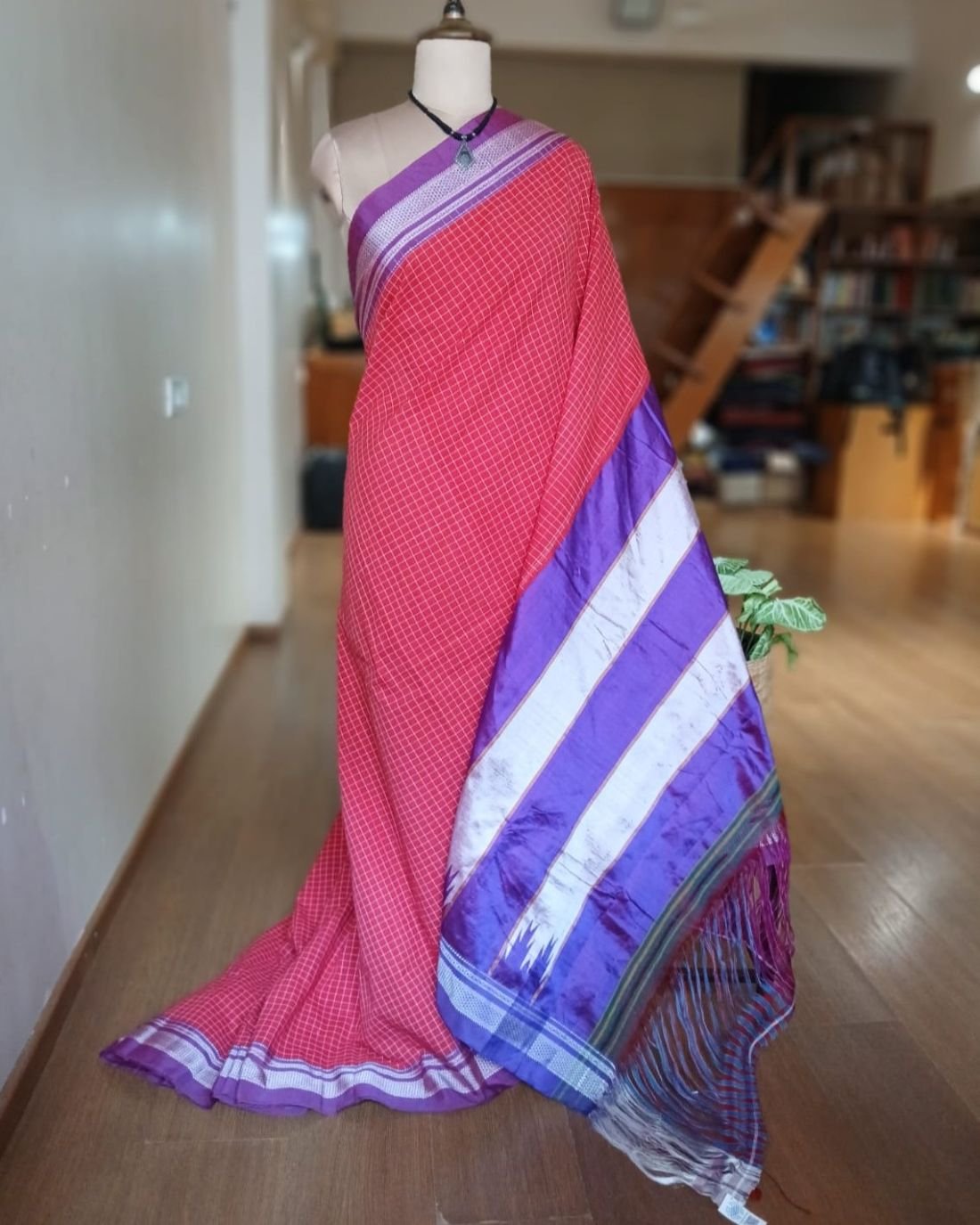 Handloom Ilkal Saree -(ILKA10032)