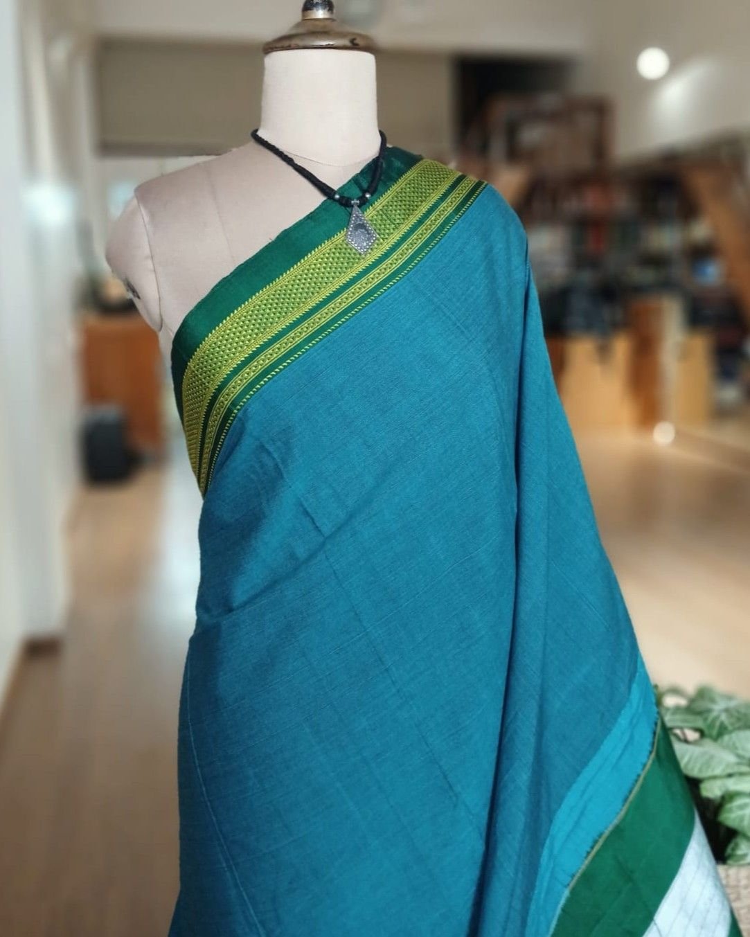 Handloom Ilkal Saree -(ILKA10034) - Image 2