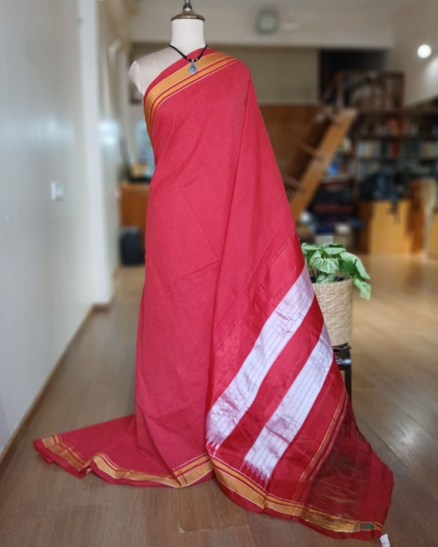 Handloom Ilkal Saree -(ILKA10035)