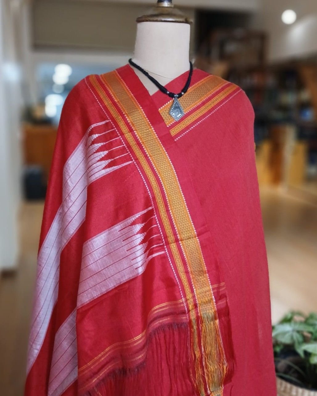 Handloom Ilkal Saree -(ILKA10035) - Image 3