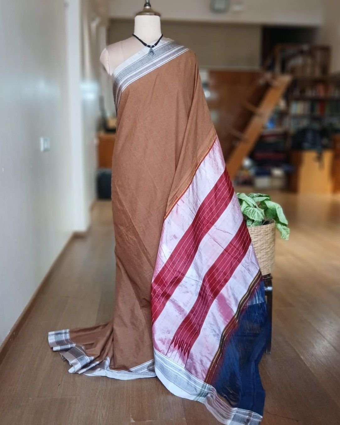 Handloom Ilkal Saree -(ILKA10036)