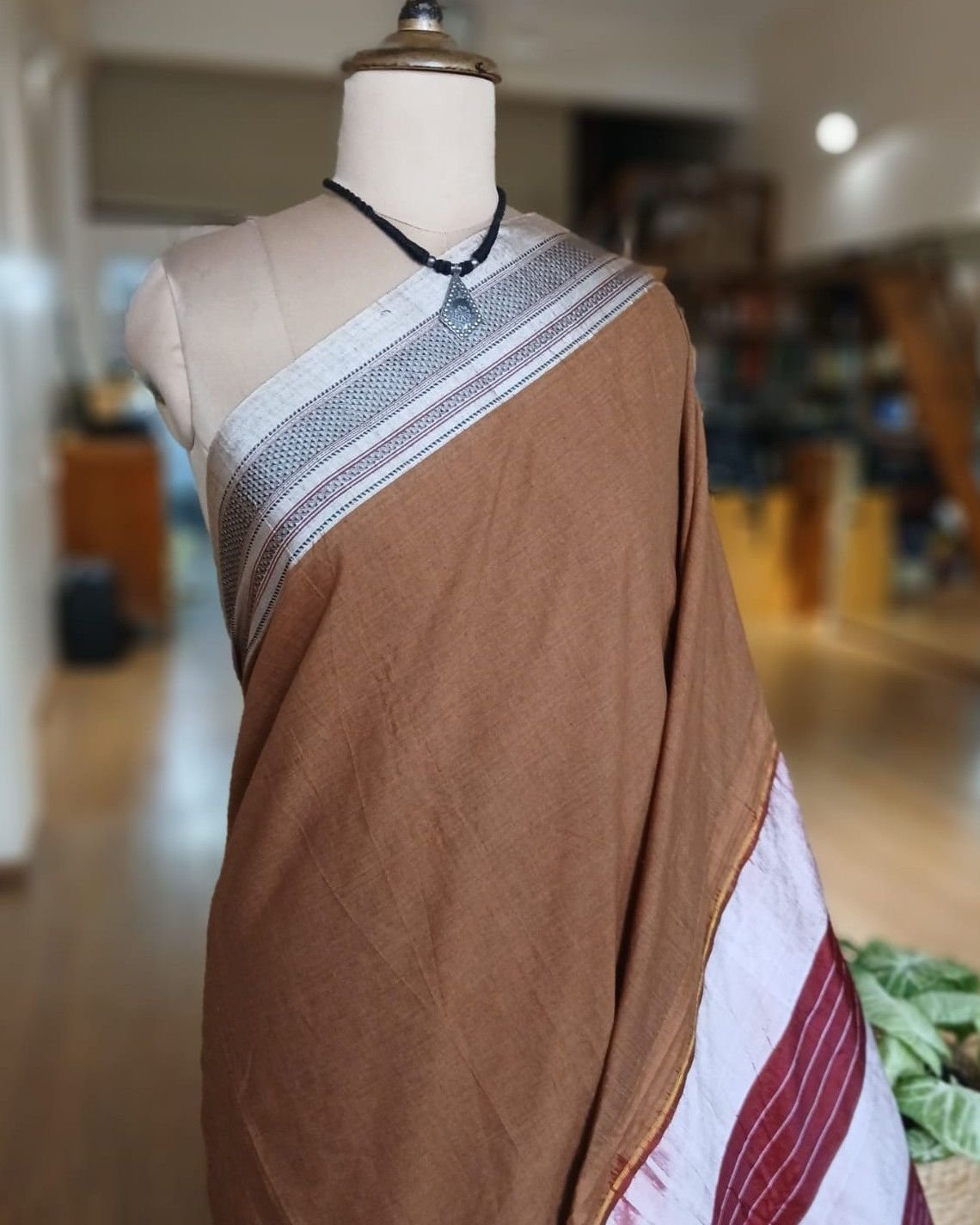 Handloom Ilkal Saree -(ILKA10036) - Image 2