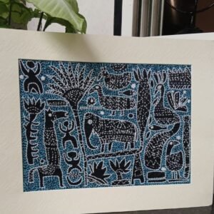 Kantha Embroidered Artwork – (ARTW1040)