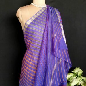 Hand tie-dye Leheriya on Kota Silk (HTKS1016)