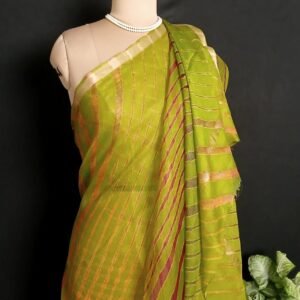 Hand tie-dye Leheriya on Kota Silk (HTKS1010)