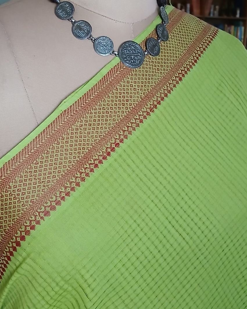 Mangalagiri Handweave Cotton Saree - (MHCS0002) - Image 5