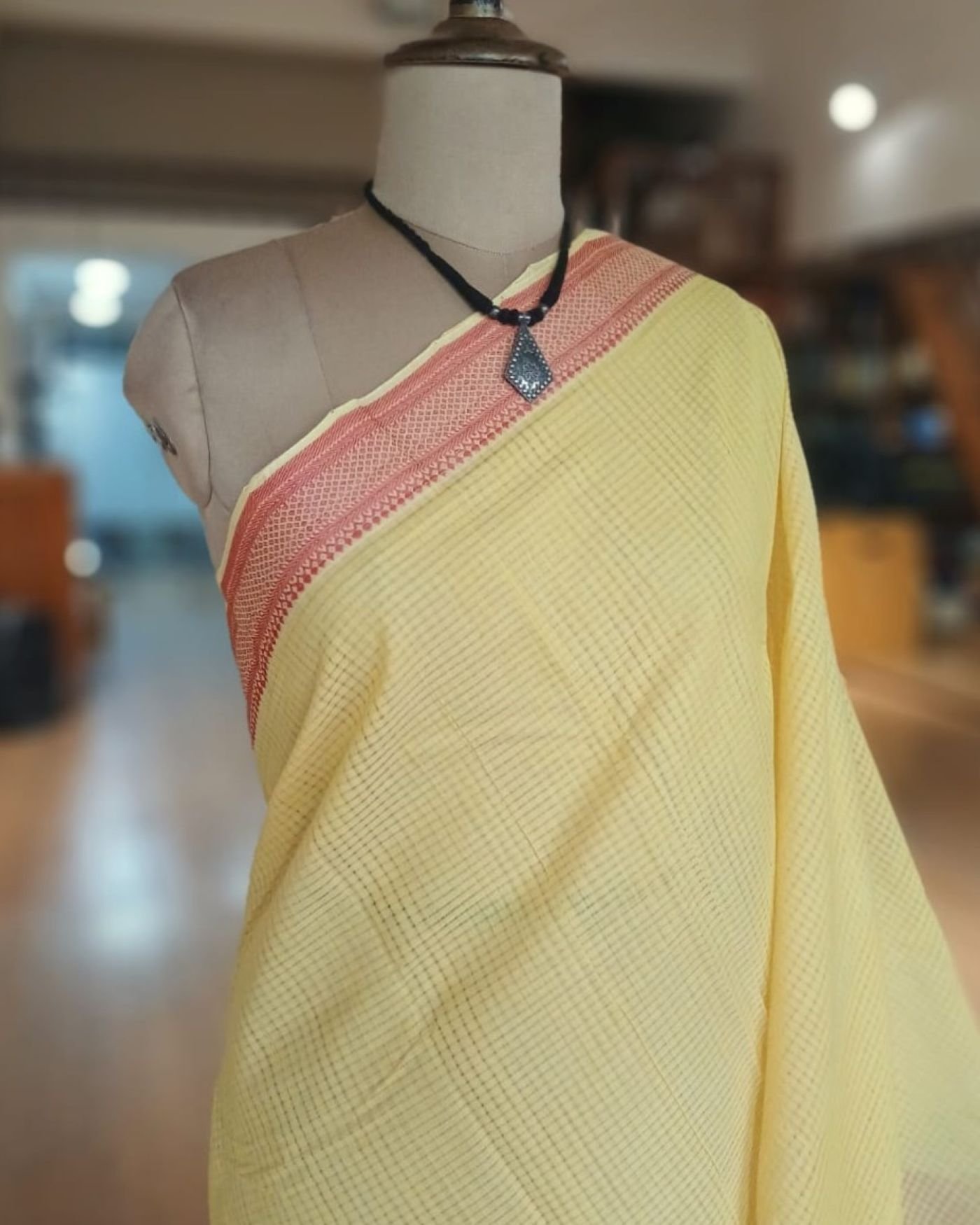 Mangalagiri Handweave Cotton Saree - (MHCS0005) - Image 3
