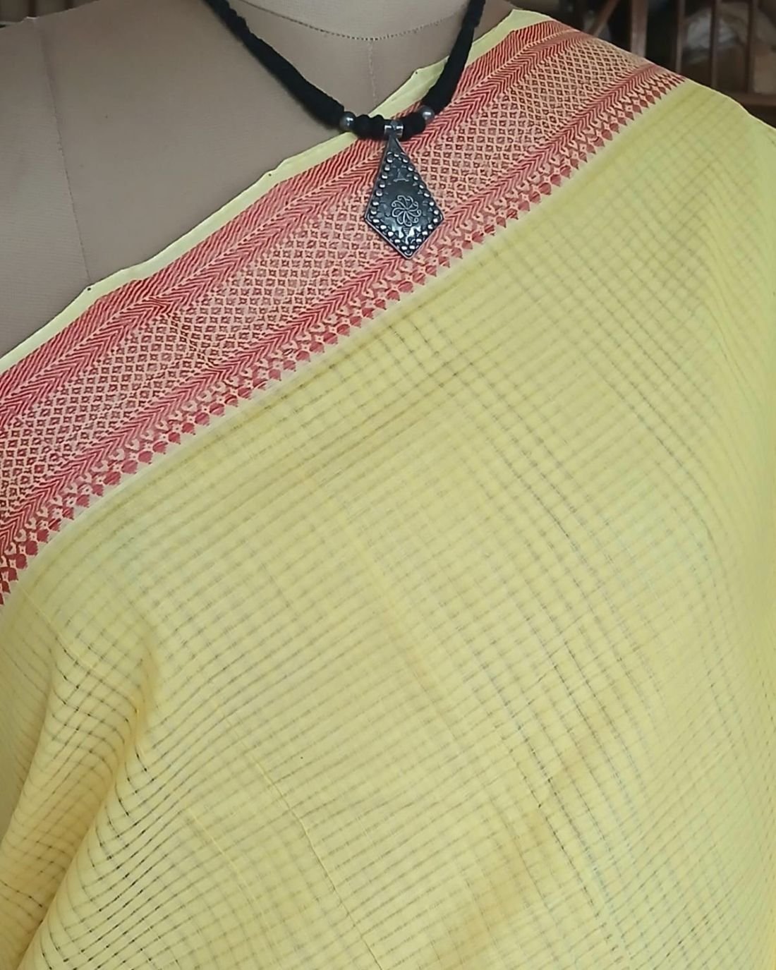Mangalagiri Handweave Cotton Saree - (MHCS0005) - Image 4