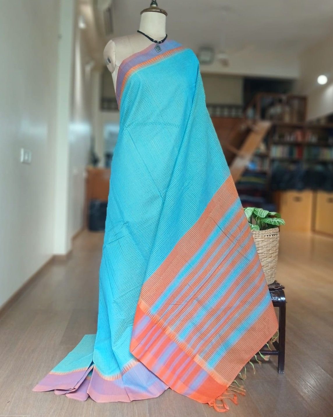 Mangalagiri Handweave Cotton Saree - (MHCS0004) - Image 2