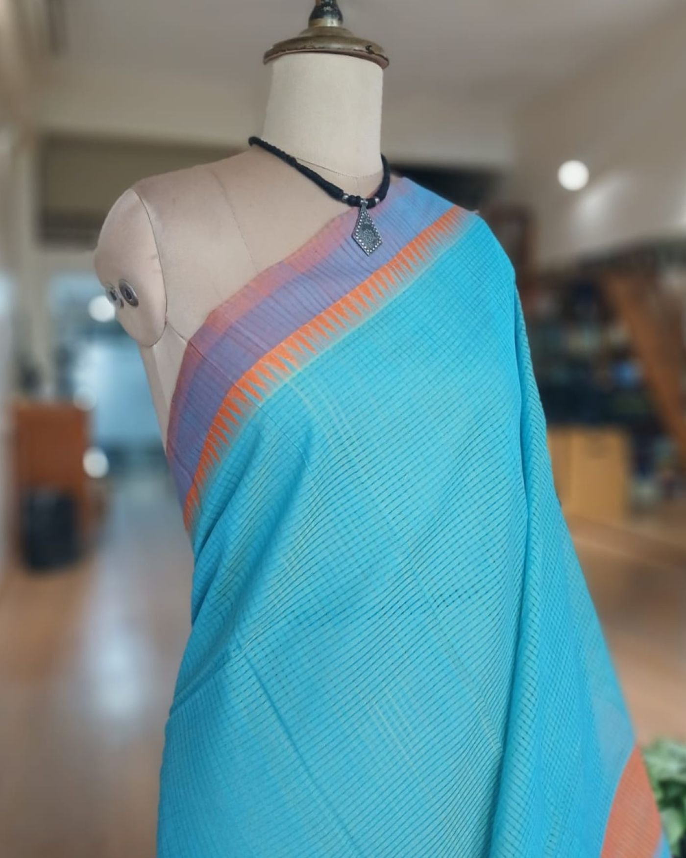 Mangalagiri Handweave Cotton Saree - (MHCS0004) - Image 3
