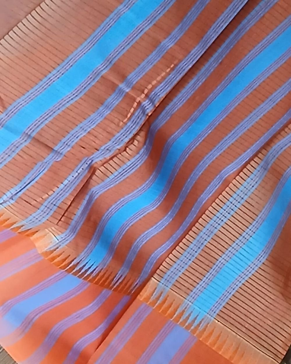 Mangalagiri Handweave Cotton Saree - (MHCS0004) - Image 5