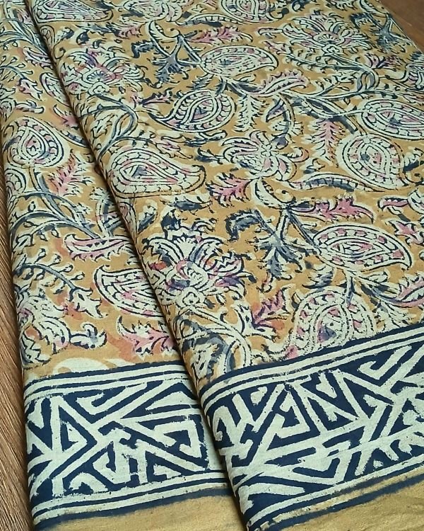 Pedana Cotton Kalamkari Saree - (PCKS0019) - Image 10