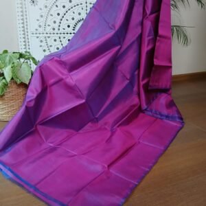 Pure Silk Handweave Plain Saree from Murshidabad – (PSMS0024)