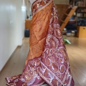 Batik Silk Saree from Murshidabad – (BSSM0010)