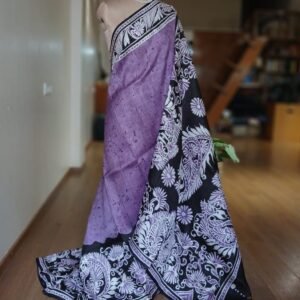 Batik Silk Saree from Murshidabad – (BSSM0012)