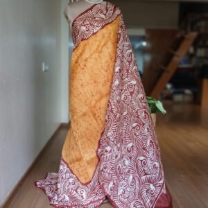 Batik Silk Saree from Murshidabad – (BSSM0015)