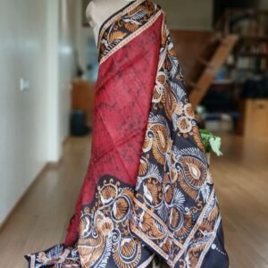 Batik Silk Saree from Murshidabad – (BSSM0016)