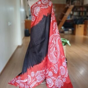 Batik Silk Saree from Murshidabad – (BSSM0017)