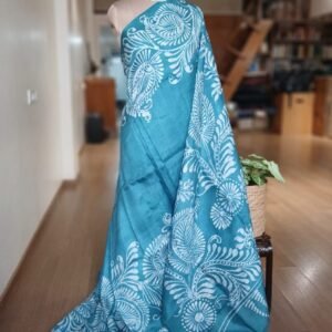 Batik Silk Saree from Murshidabad – (BSSM0019)