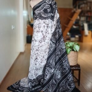 Batik Silk Saree from Murshidabad – (BSSM0055)