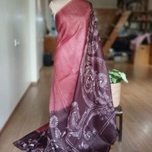 Batik Silk Saree from Murshidabad – (BSSM0021)