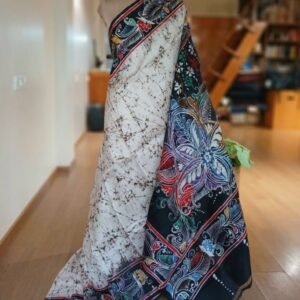 Batik Silk Saree from Murshidabad – (BSSM0022)