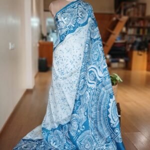 Batik Silk Saree from Murshidabad – (BSSM0003)