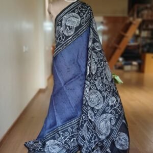 Batik Silk Saree from Murshidabad – (BSSM0009)