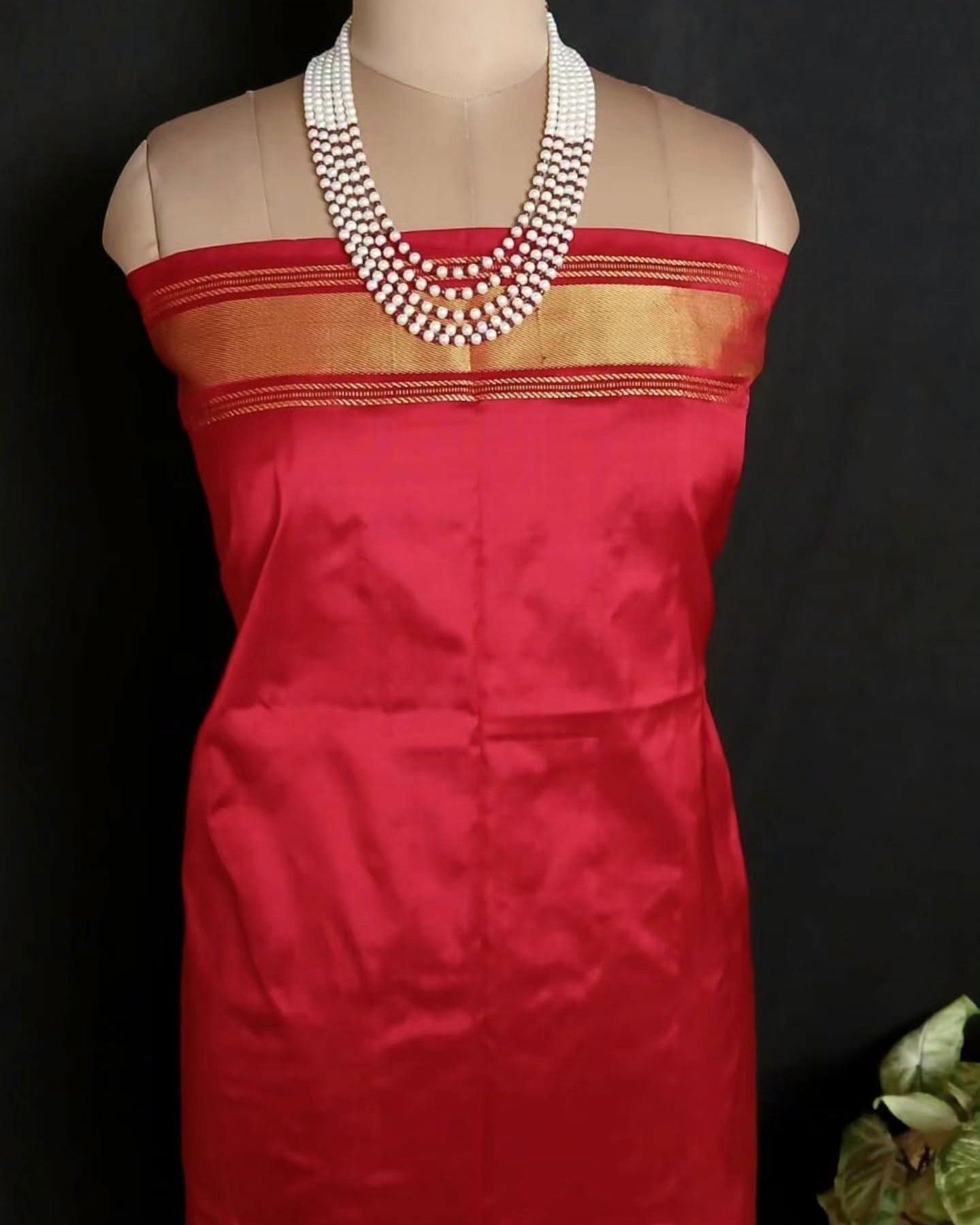 Floral and Geometric Design Pure Silk Ikat Saree - (NZIS0016) - Image 8