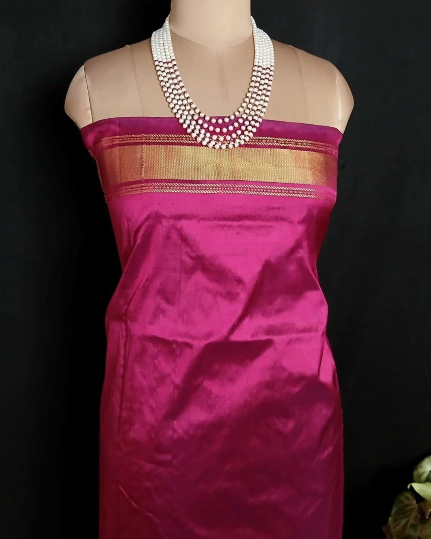 Figurative Pure Silk Ikat Saree - (NZIS0017) - Image 9