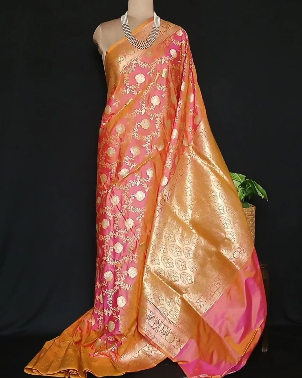 Sona Rupa Jungla Banarasi Saree - (SRJS0001)