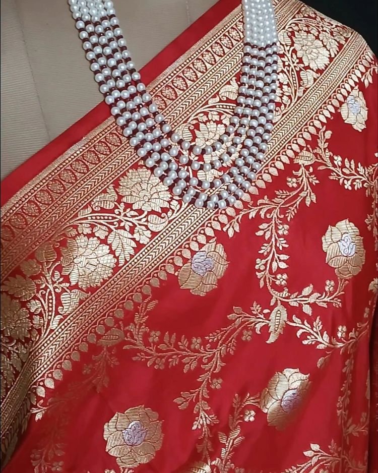 Sona Rupa Jungla Banarasi Saree - (SRJS0003) - Image 3