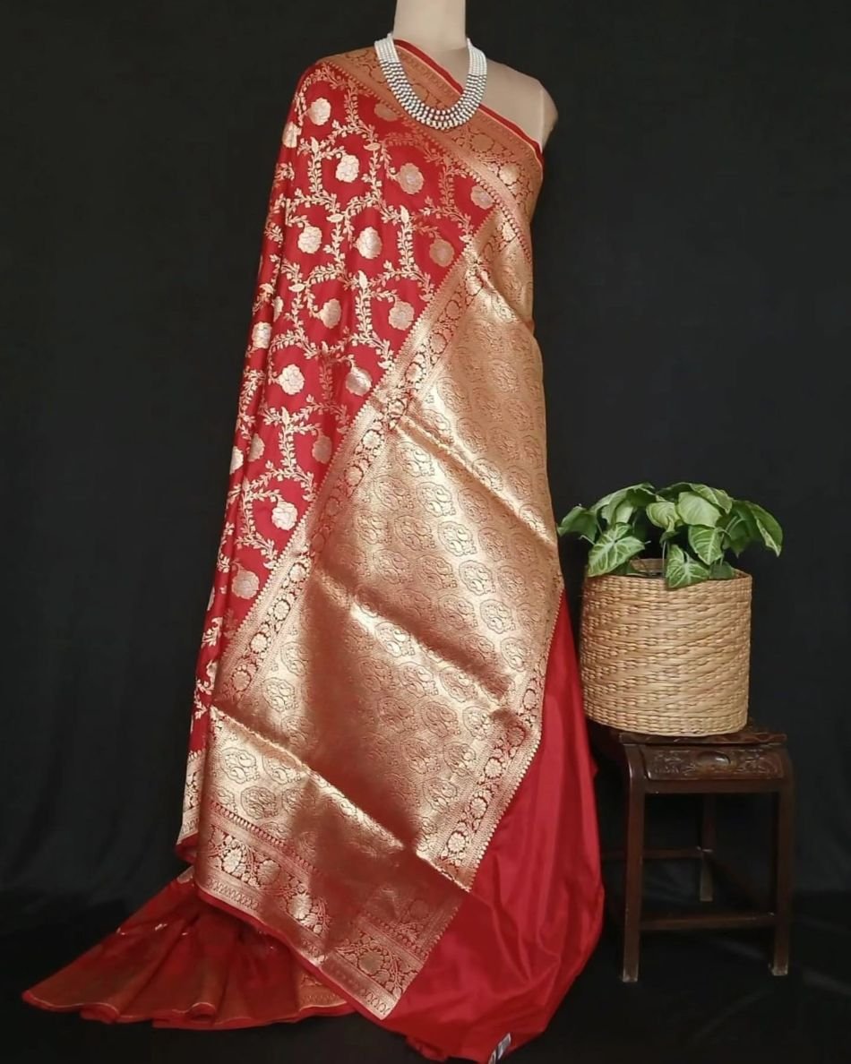 Sona Rupa Jungla Banarasi Saree - (SRJS0003) - Image 6