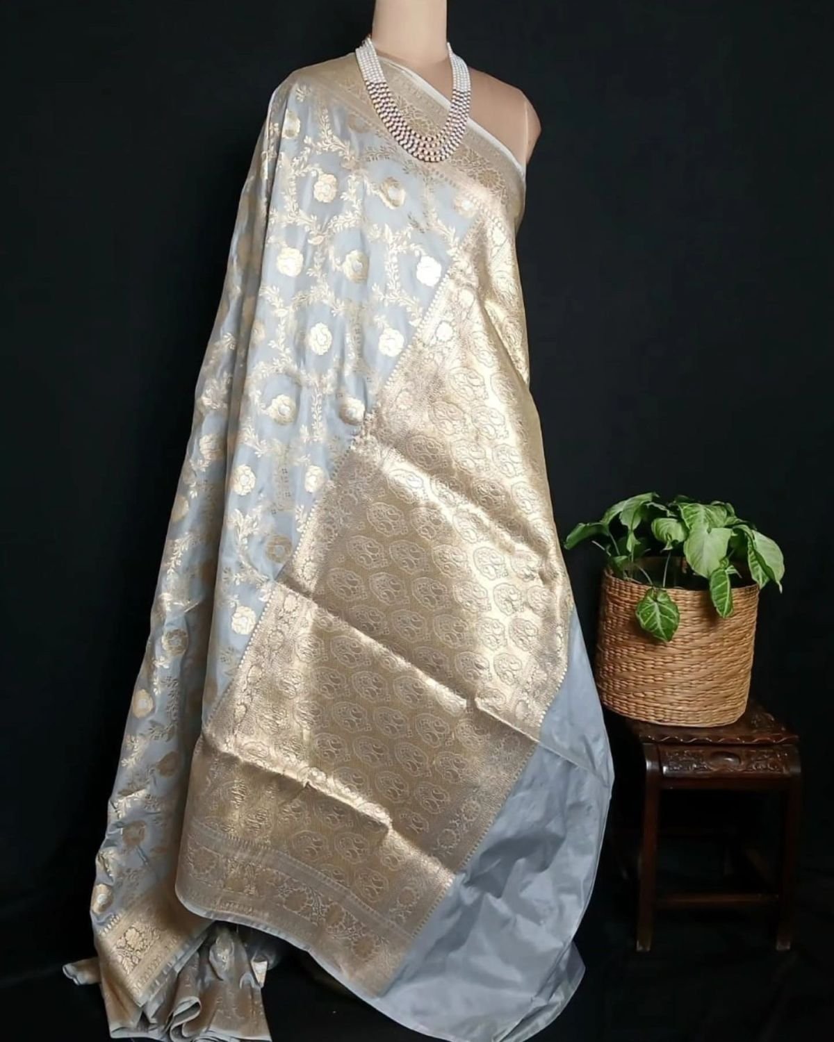 Sona Rupa Jungla Banarasi Saree - (SRJS0005) - Image 6
