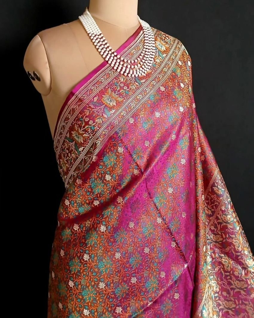 Banarasi Tehri Tanchoi Saree – (BTTJ0008) - Image 2